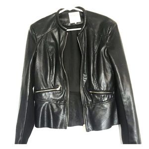 Zara Trafulic Faux Leather Jacket